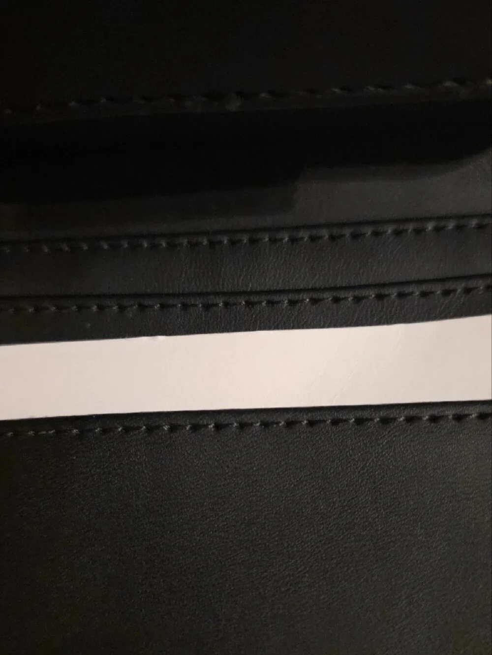 GUESS Black& Brown Suede Wallet with Crystal Logo Emblem